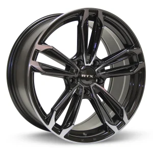 RTX Wheels – Ultra 5 – Black – 17″x7.5″ 38mm – Summer Wheels – 082813